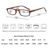 Reading Glasses Women Men Rectangular Ultralight Frame Small Readers Eyeglasses High Quality Spring Hinge with Diopter +1.0~+4.0