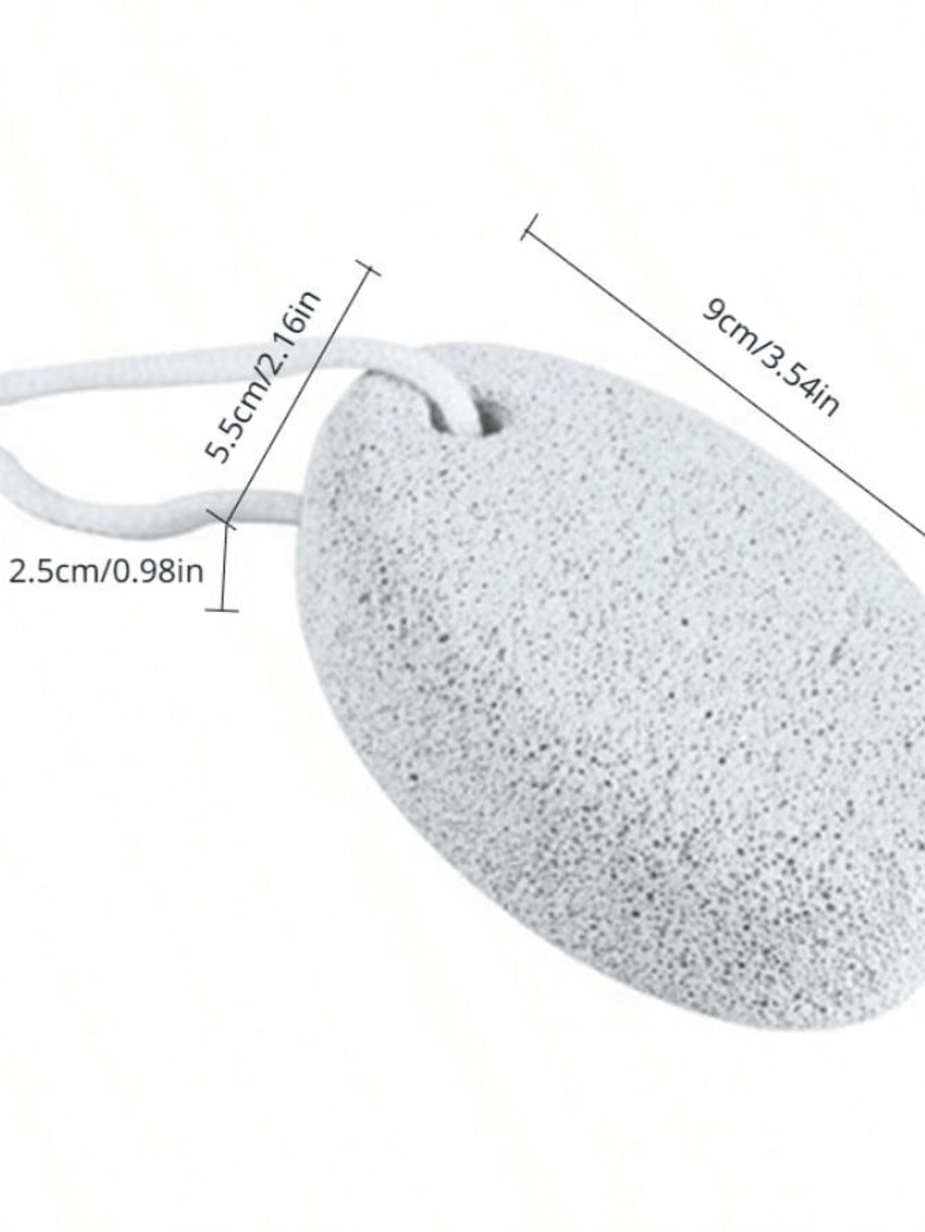 1pc Large Circular Volcanic Foot Pumice Stone For Dead Skin Removal,Bag,Organizer,Storage