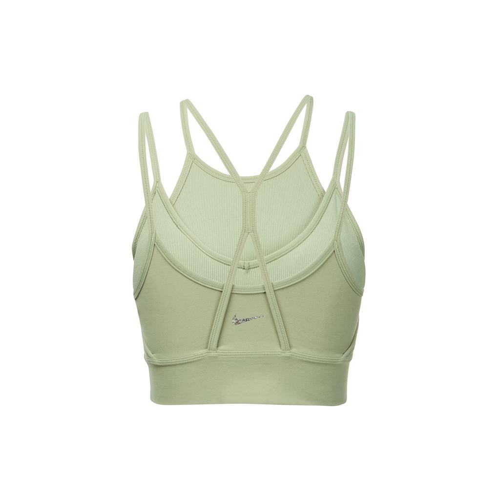 Nike Solid Low-Intensity Support Sports Bra Women Underwear Olive-Green FB2160-386