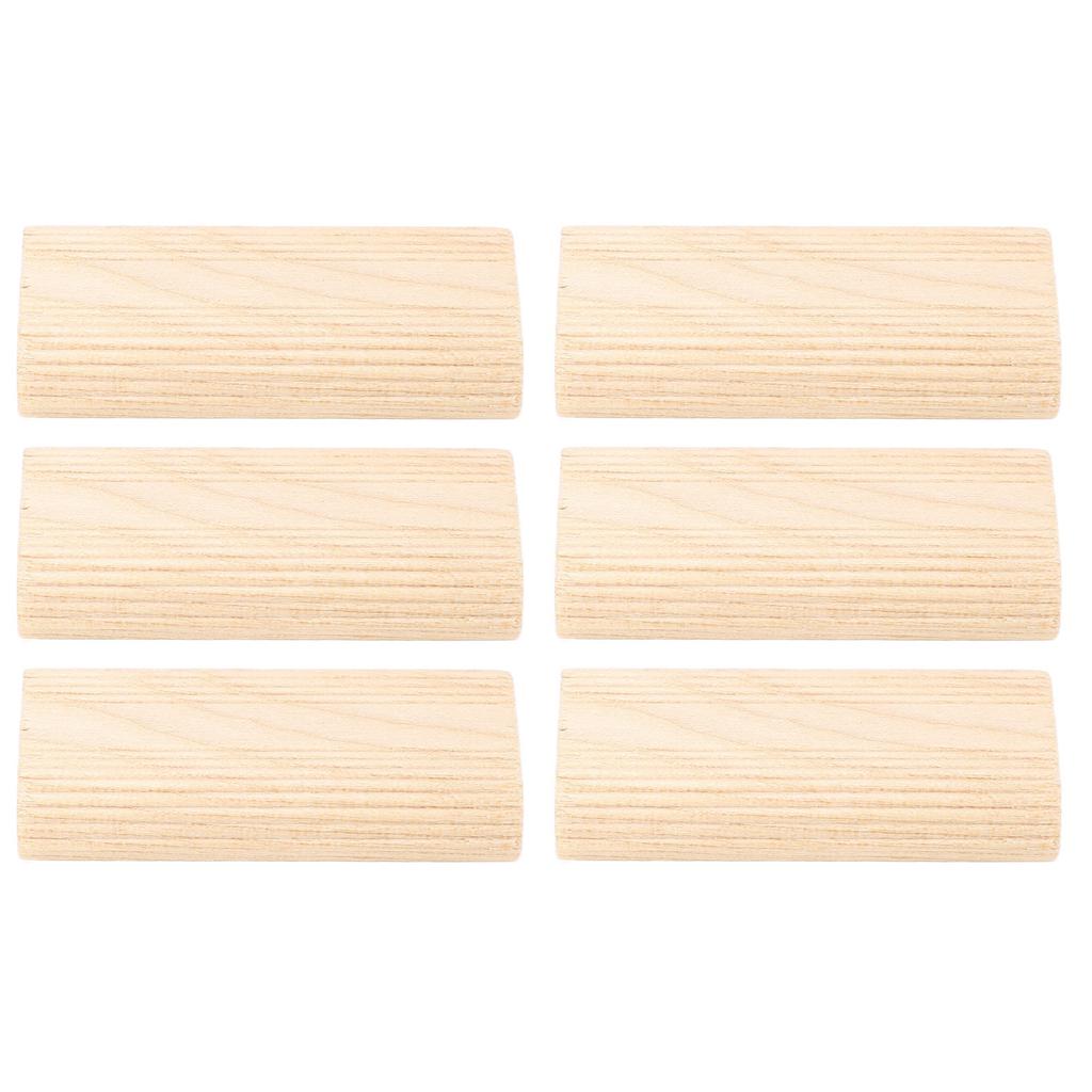 50 Pcs Wood Dowel 10x50mm Solid Beech Wood Tenon Insertion Block for Woodworking Furniture Splicing
