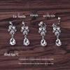 Rhinestone Bridal Jewelry Set: Korean-Style Crown, Necklace & Hair Accessories