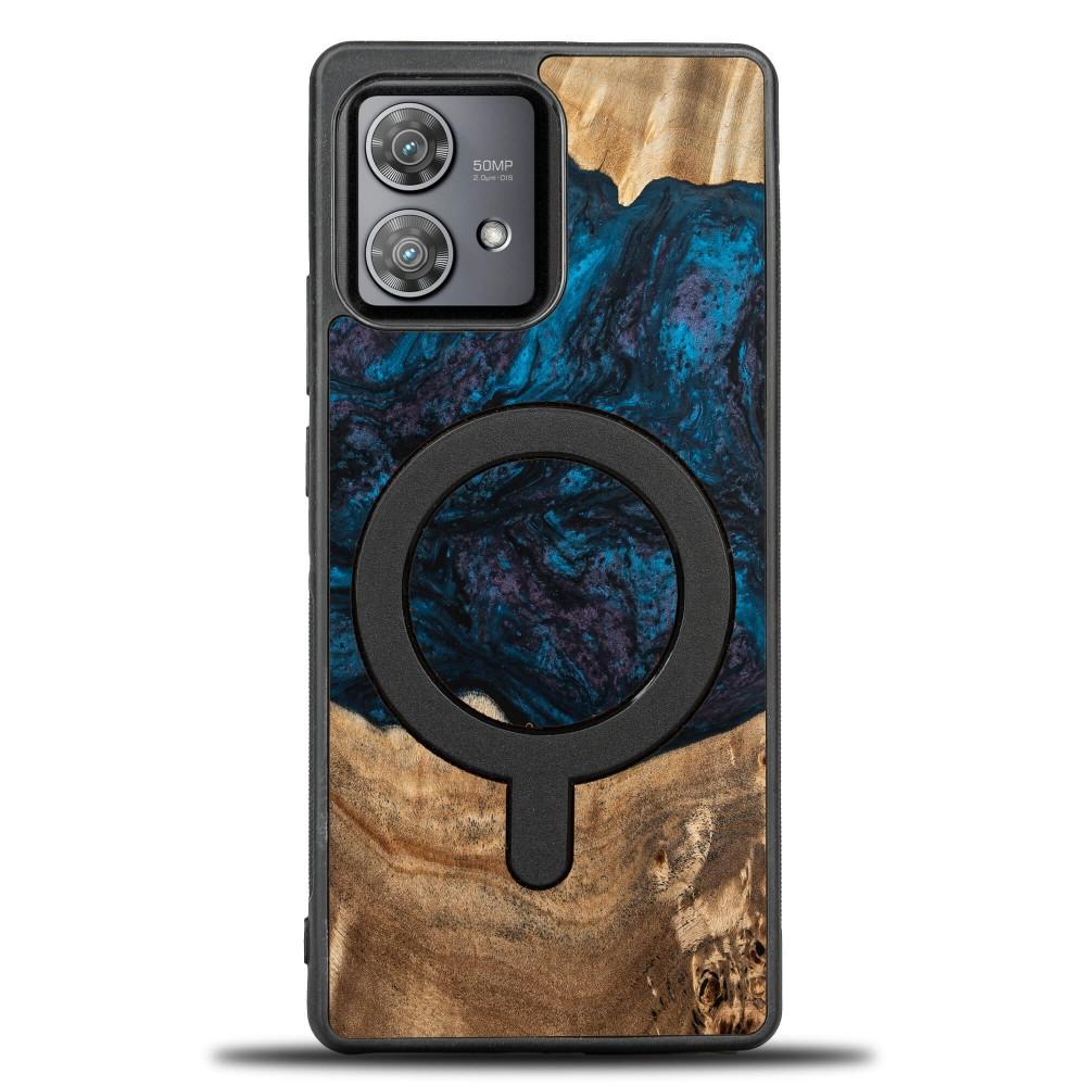 Bewood Unique case for Motorola Edge 40 Neo - Planets - Neptun with MagSafe