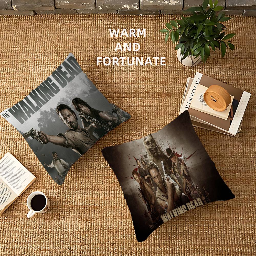 The W-Walking Dead Personalized picture text home decorative pillows Household Gifts 45x45cm