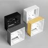 86 Type Switch Socket Box On-Wall Mount External Mounting Case Single/Double/Triple/Quadruple Wall Surface Junction Box Hardware
