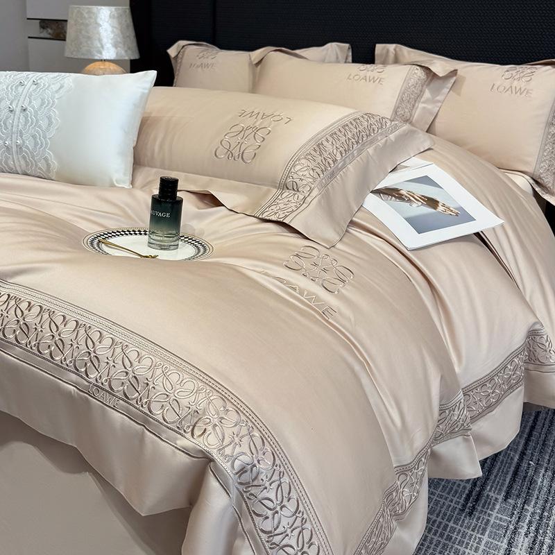 

Роскошный, изысканный комплект из 4 предметов из длинноволокнистого хлопка Синьцзяна, хлопок класса А для беременных и младенцев, чистый хлопок, высококачественное вышитое постельное белье 1.8m Sheet 4pc quilt 2*2.3m