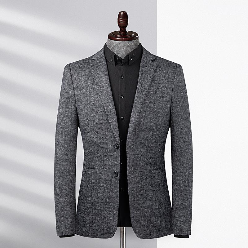 Men's Autumn and Winter New Korean Style Stretch Men's Casual Small Suit Men's Slim Suit Jacket