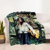 Bob Marley Rasta Blanket Durable Comfort Perfect For Chair Livingroom Sofa Four Seasons Universal Playful Design Birthday Christmas Gift Blanket