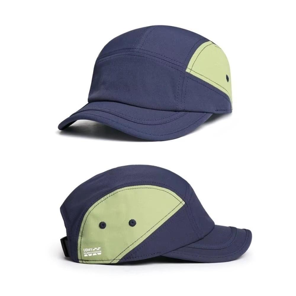 Short Brim Baseball Cap Mesh Duckbill Cap Outdoor Quick-Dry Plain Hat Running Headwear