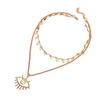 Eye Pendant Multi-Layer Necklace Creative Retro  Trend Star Clavicle Chain