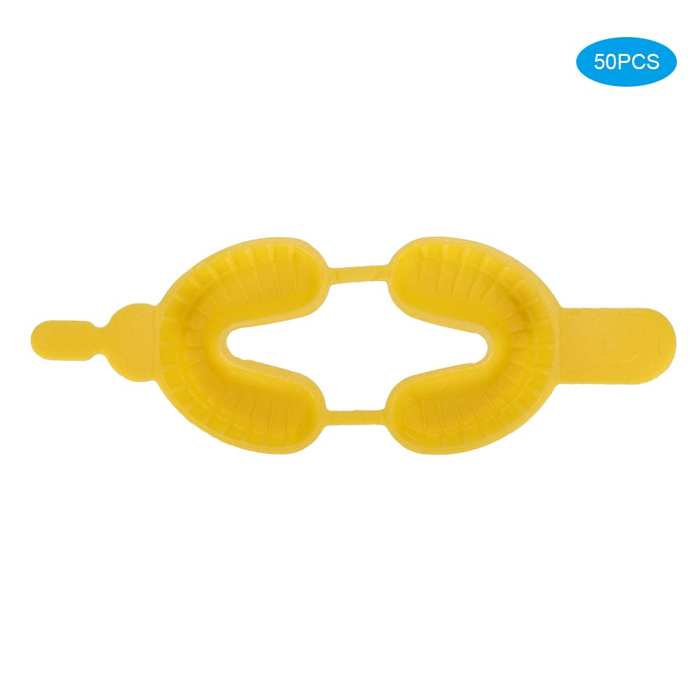 

50PcsSet Disposable Fluoride Tray Dual Arch Trays Dental Accessory ToolsM L