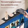 1Pcs Home Computer Monitor Screen Top Storage Rack Tv Screen Top Storage Shelf Tv Media Box Router Shelf Rack Home Organizer