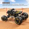 2.4g Remote Control Car Alloy Off-Road Climbing Car with Lights, Spray, Large Wheels, Rechargeable Children's Toy Car, Cross-Border Gift