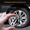lmn1 ·4Pcs Volkswagen Wheel Center Cap Car Hub Cover Accessories For VW GTI Polo Golf Passat Tiguan Arteon Touareg Taigo Caddy Jetta