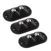 12pcs   Caster Wheels Self Adhesive Double Bead Labor Saving Quietly Moving 360 Degree Rotation   Pulley for Kitchen Appliances Furniture
