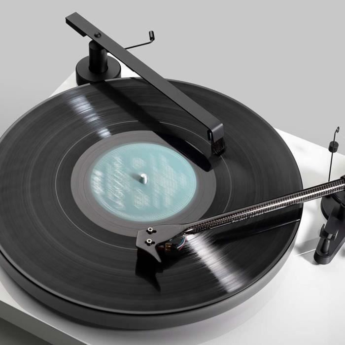 Brosse à affleurer - pro-ject - sweep it e - aluminium résistant - nettoyage de disques - noir