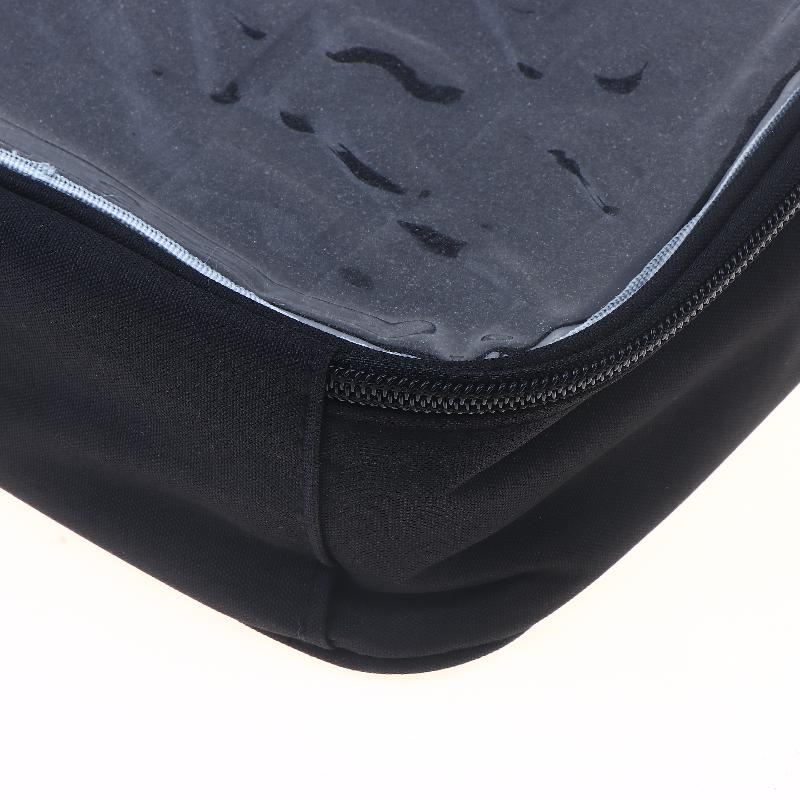 30-Slot Nail Polish Storage Bag, Black Gray Portable Hand-Held Large Cosmetic Bag, Holds Up To 30 Bottlessmall Clear Nail Polish