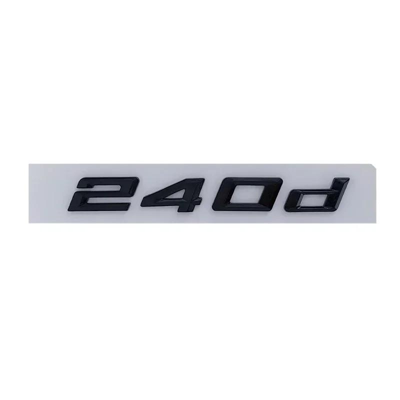ABS 3D Car Rear Trunk Letter Badge Emblem Exterior for BMW 116d 118d 120d 125d 135d 218d 220d 240d Auto Modification Accessories