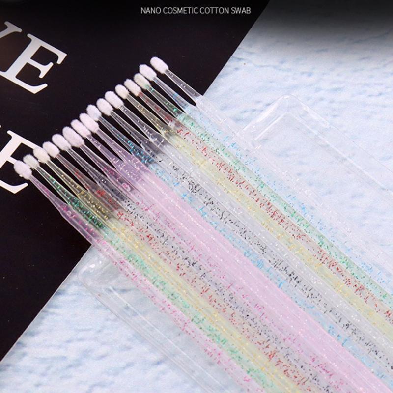 Lot de 100 micro-brosses jetables pour mascara, applicateur pour enlever les cils, micro-brosses pour extensions de cils, pinceaux de maquillage