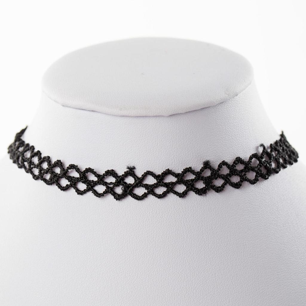 Korean Harajuku Velvet Ribbon Choker Necklace - Women's Fashion Clavicle Chain