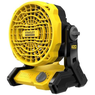 Cordless Fan - Stanley Fatmax - SFMCE001B-XJ - 3 Speeds - 8h Runtime - Battery Not Included