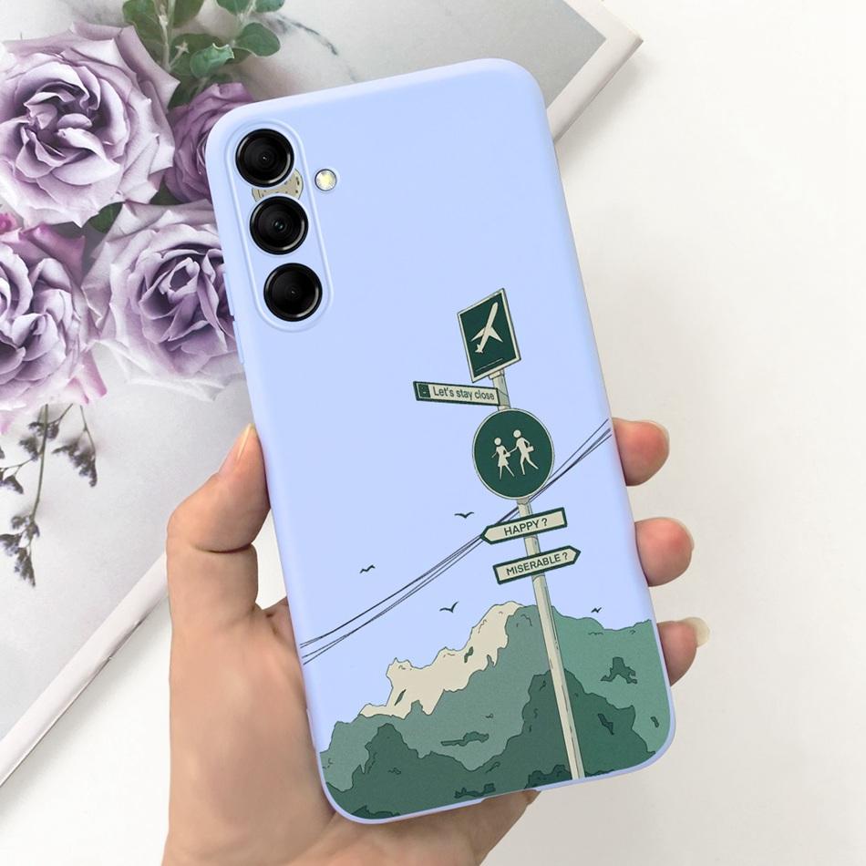 For Samsung Galaxy A25 5G Phone Case Samsung A25 2023 SM-A25B Fashion Moon Design Soft Silicon Back Cover