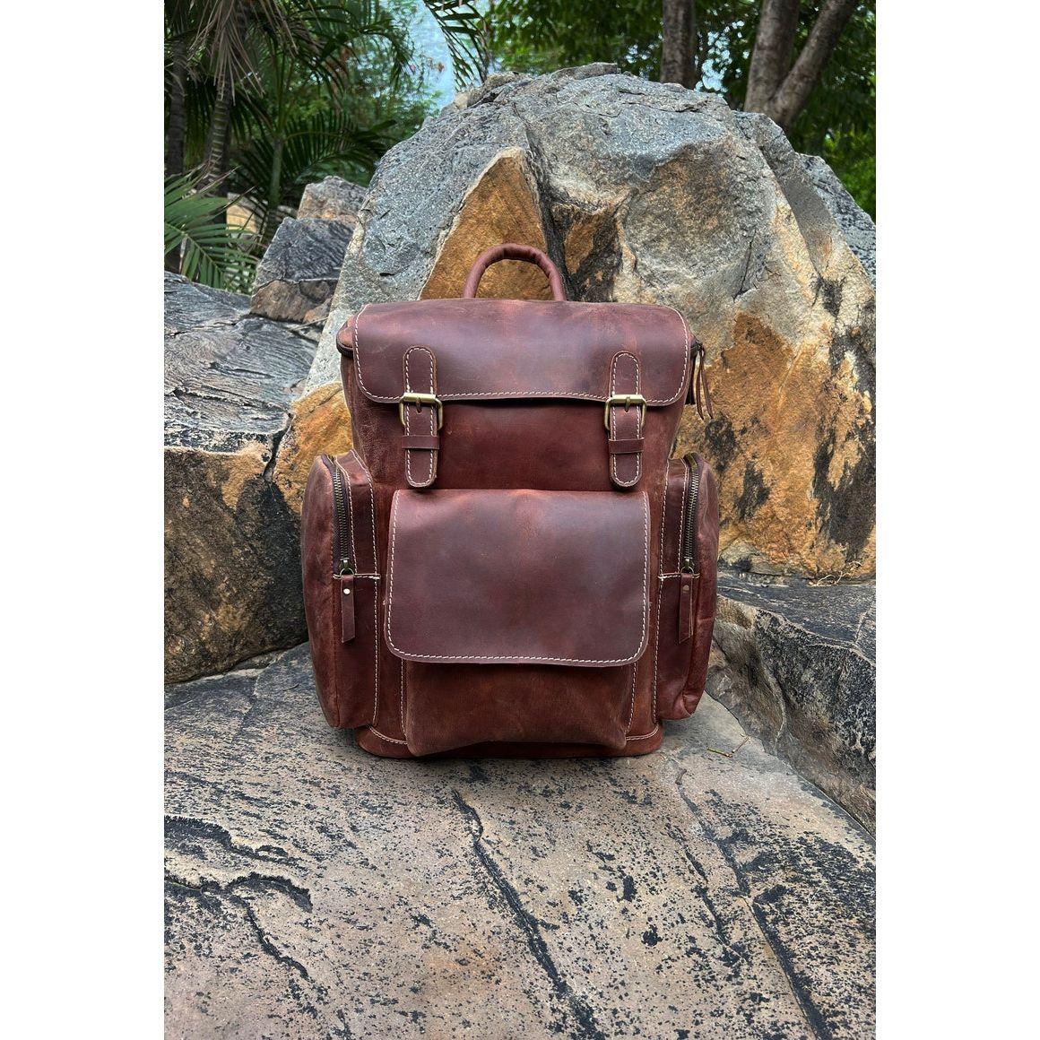 Кожаный рюкзак — фото 6