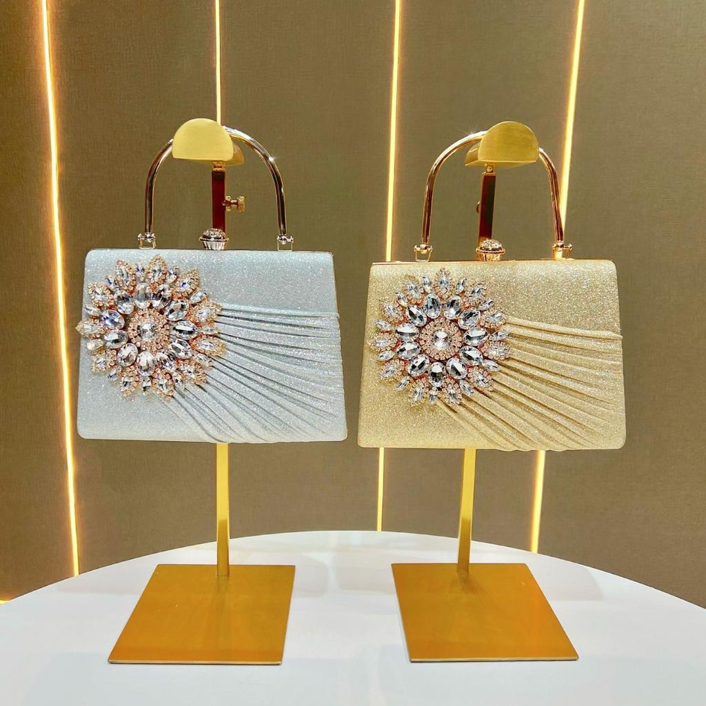 Abendtasche: Nischen-Diamantenbesetzte Handtasche, Einzel-Schulter Crossbody Abendkleid Tasche, Modische Handtasche