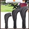 Xiaomi 3Pcs/Set Long Neck Golf Club Head Covers Wood Driver Protect Headcover Number Tag Fairway Golf HeadCover Golf Accessories