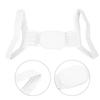 Posture Corrector Breathable Shoulder Back Straightener Adjustable Upper Back BraceL White