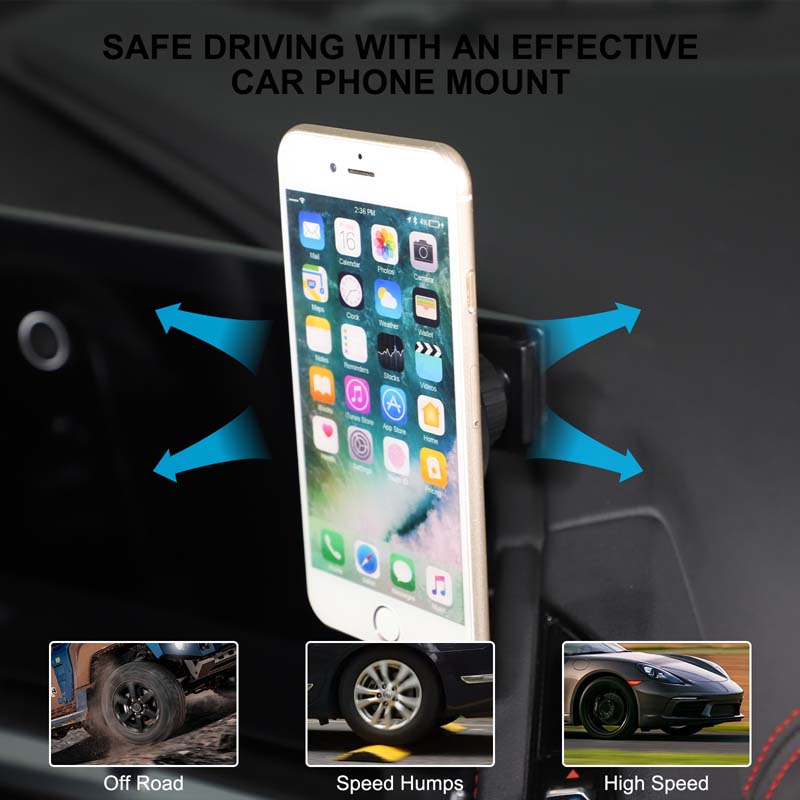 For Corvette C8 Stingray Z51 Z06 2020-2026 Car Phone Holder Navigation Bar Mobile Phone Bracket Gravity Wireless Charge
