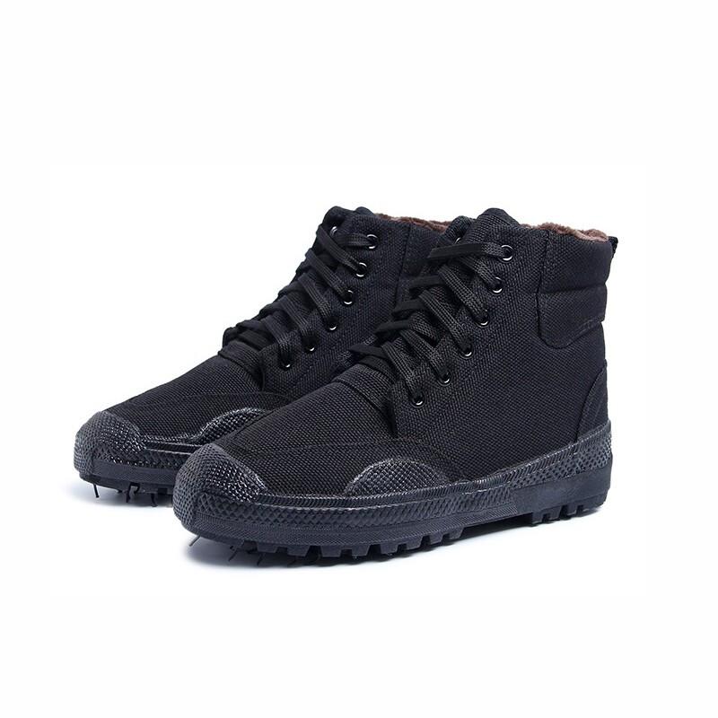 Laobaojia Men s High-Top Canvas Winter Work Boots 45