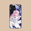 Blue Archive Misono Mika Glass Mobile Phone Case for Samsung Galaxy S26 S25 S24 S23 S22 S21 S20 Note20 Plus FE Ultra Colorful