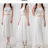 Qipao Lace Slip: Slim-Fit Hanfu Lining Half-Skirt Mid-Length
