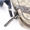 Used GUCCI GG Supreme Shoulder Bag 201448 PVC coated canvas leather Beige Navy Used Women