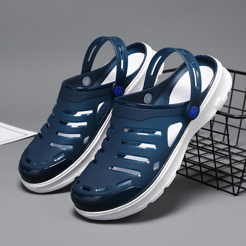 Sommer Herren Weiche Gummi Sandalen Strand Garten Schuhe Damen Jelly Schuhe Clogs Zuecos Hombre Sandalen Strand Atmungsaktiv