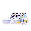 Nike Flight Legacy Slip Resistant Abrasion Resistant Mid top Vintage Basketball Shoes Men's White Blue BQ4212-102(Team626-)