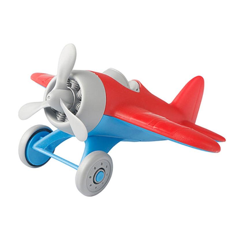 Durable Plastic Aircraft Model Toy Cartoon Beach Airplane Wwii Fighter Jet Helicopter Red/blue