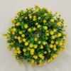 Spring Summer Wreath for Front Door Artificial Wildflowers Wreath with Eucalyptus Leaves for Indoor Outdoor Wall Porch Farmhouse Home Decor