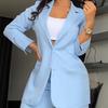 Women's Two Piece Suit Business Outfit Casual Blazer Jacket And Wide Leg Dressy Pants Set Formal Office Work Sets