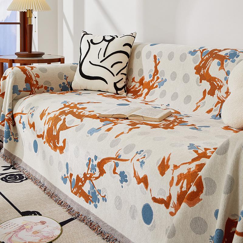 New Chinese Sofa Cover Chenille Sofa Cover Sofa Cover Four Seasons Transparent All-Inclusive Sofa Seat Cushions