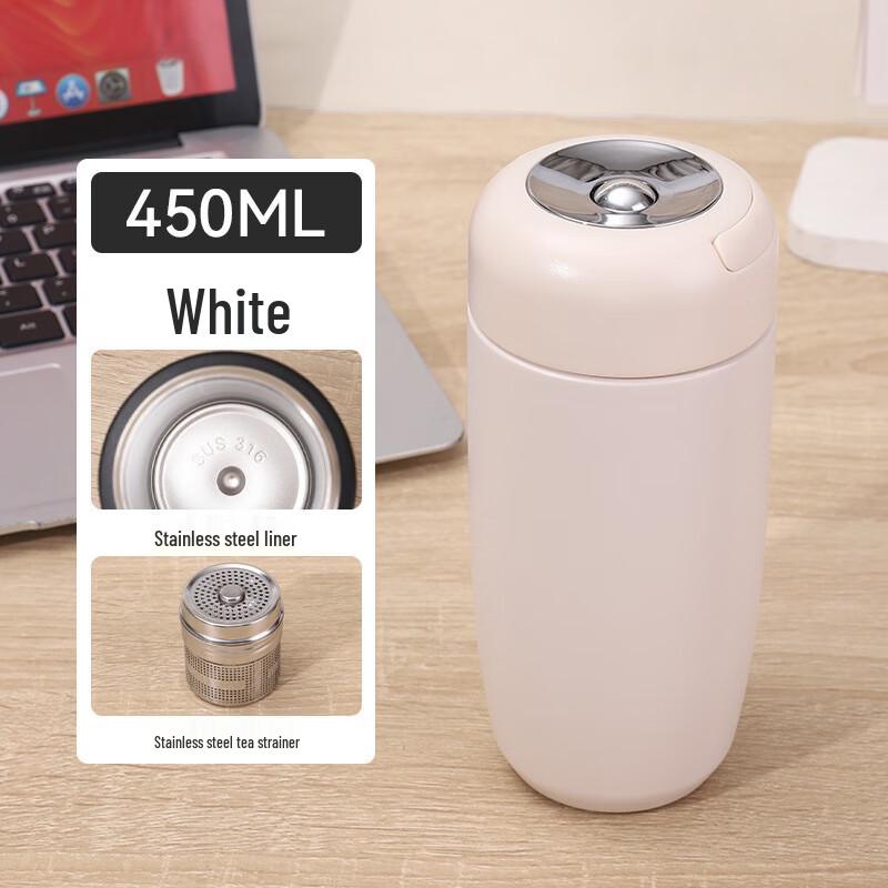 OEING Magnetic Outdoor Tea Infuser Picnic Thermos Bottle 450ml