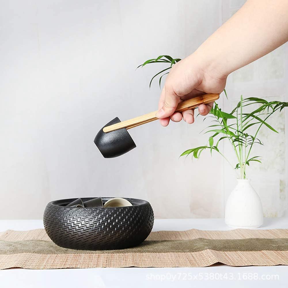 Fruits Cheese Reusable Clamp Cooking Bamboo Tea Tweezer Food Tongs Toast Clip Gripper