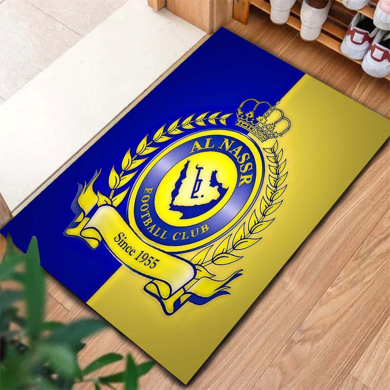 Al-Nassr FC Carpet Rug for Living Room Bedroom Home Sofa Decoration,Kids play Non-slip Floor Mat