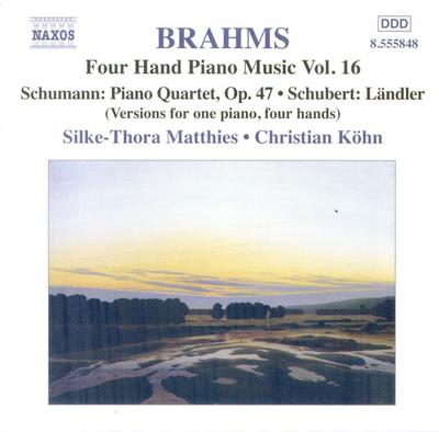 CD FRANZ SCHUBERT, JOSEPH JOACHIM, ROB - Four Hand Piano Music 16  8555848 Naxos 2006 Europe Classical Used