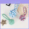 Pet Chew Rope Toy With Cotton Material For Dog And Cat Dental Training And Interactive Play