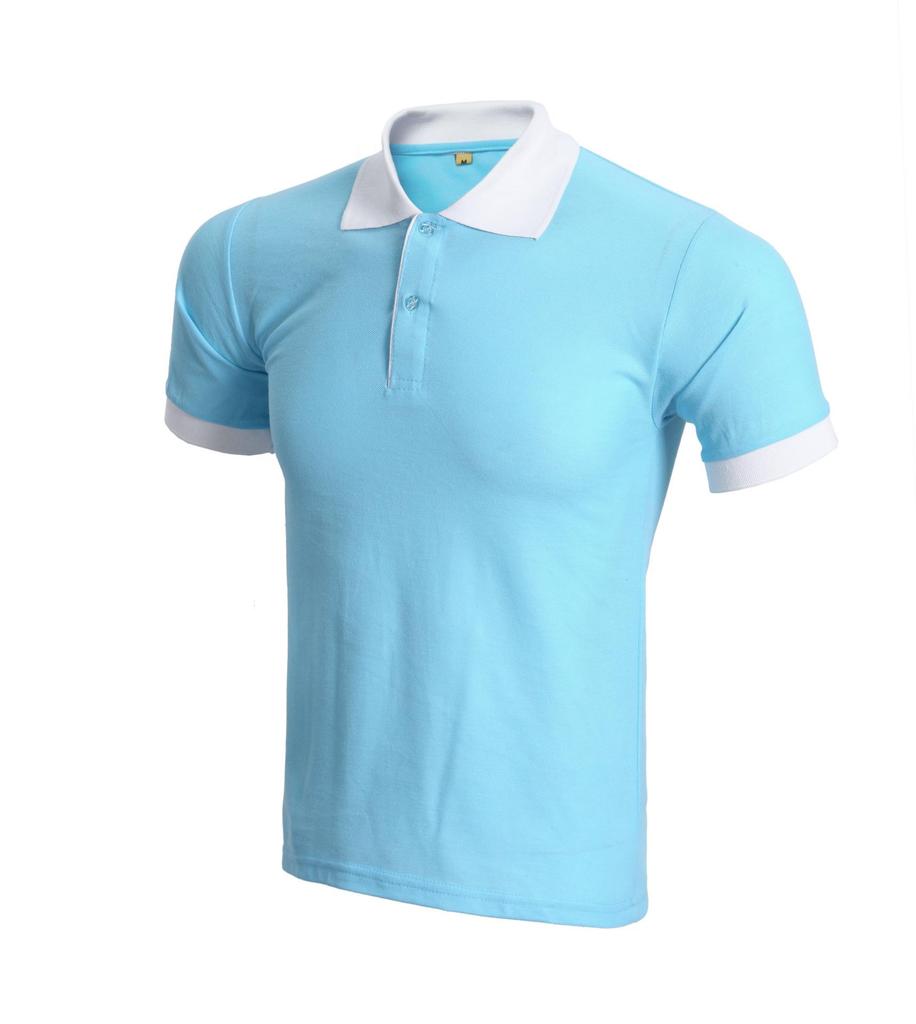 Custom Color Block Polo Shirt with Logo & Embroidery - Turn-Down Collar, Short Sleeve, Perfect for Workwear & Uniforms.
