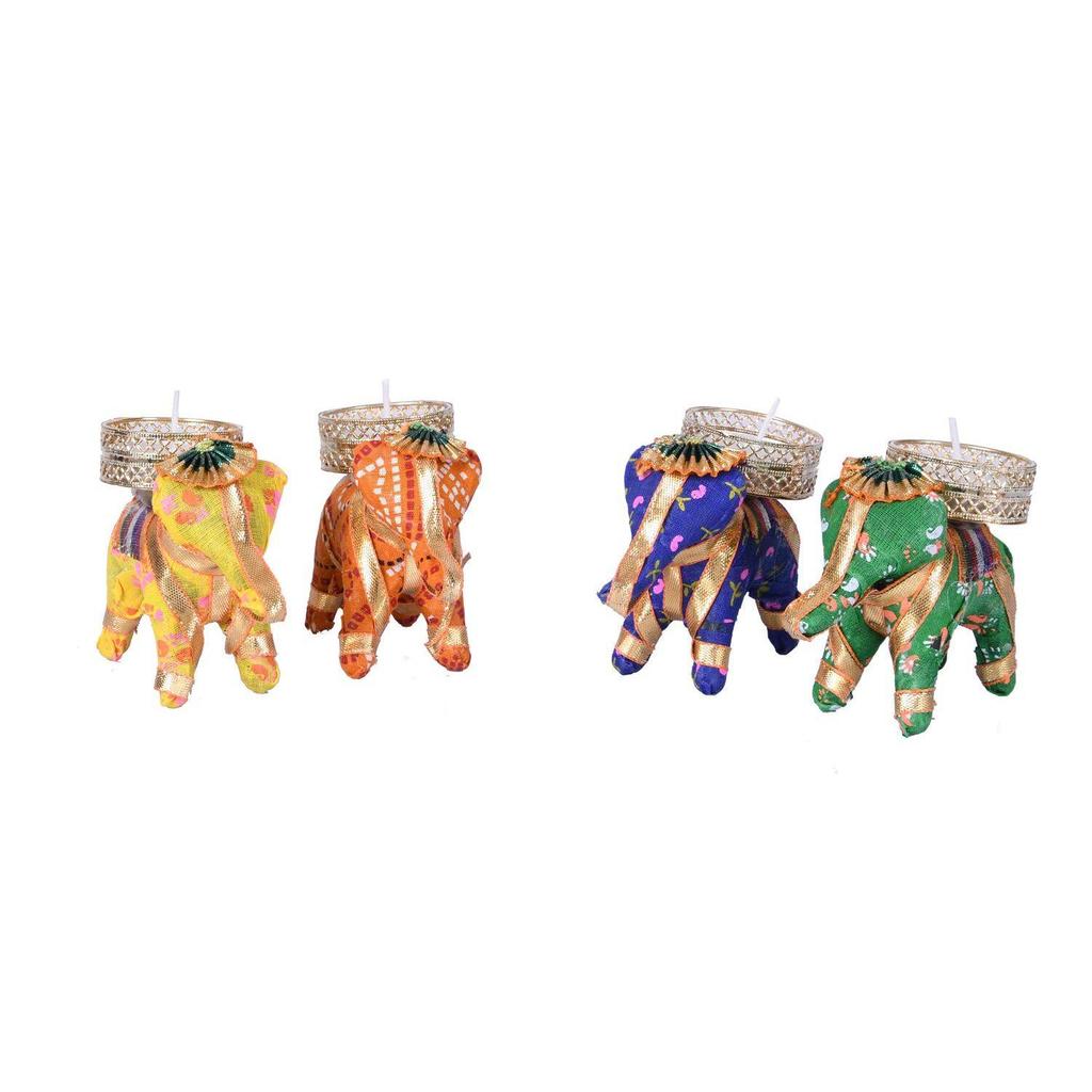 Tealight Candle Holder for Home Decoration Elephant Candle Holder Candles Tea Light Holder for Home Decor Diwali Decoration Items