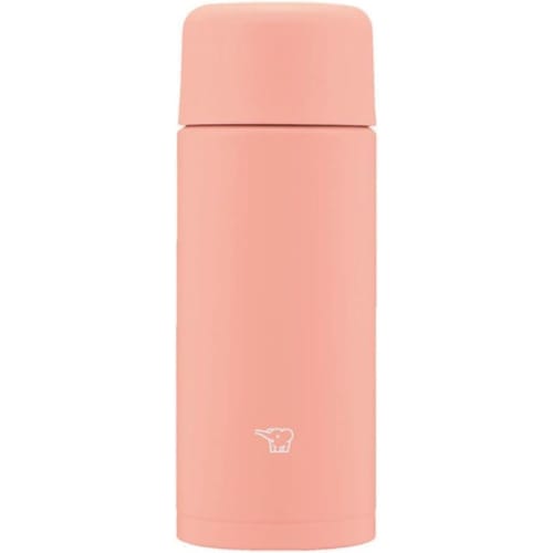 Zojirushi Thermos Water Bottle, 250ml, Screw-Type Stainless Steel Mug, Seamless Lid, Small Capacity, Dahlia Pink, Integrated Lid and Gasket, Easy To C