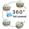Armless Sofa Cover Stretchable Sofa Cover Printed Folding Sofa Bed Cover Tight Wrap Elastic Slipcover Couch Cover