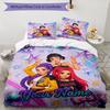 Princess Adventure Custom Name Text Print 1Pc Bedding Set Duvet Cover With Two Pillowcases Soft Bed Linen For Household Bedroom